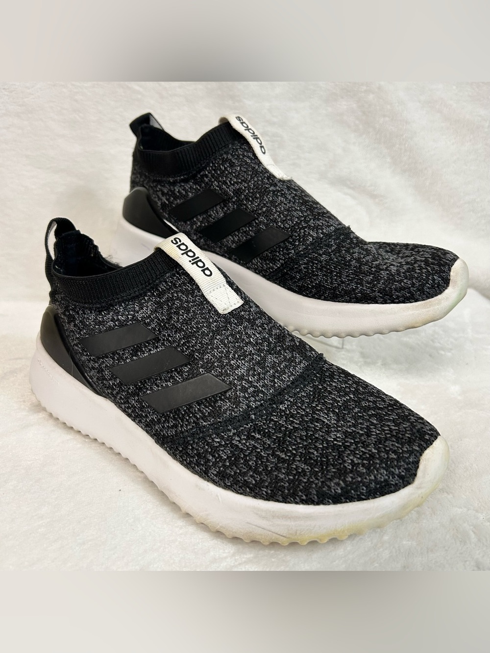 Adidas Women's Shoes Size 7 Black Ultimafusion Athletic Slip On Sneakers